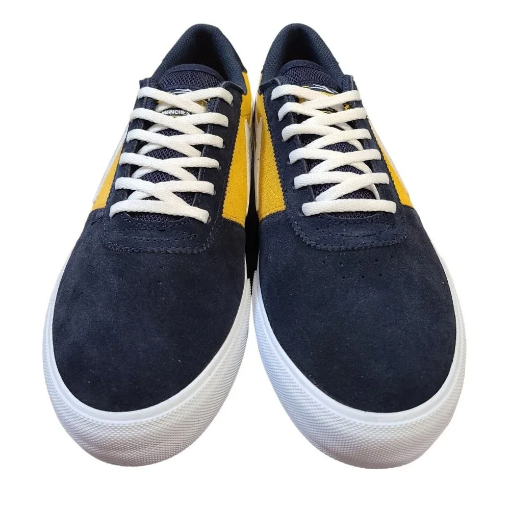 Lakai Manchester Skateboard Shoes Navy White Suede Mens Lace Up Sneakers Size 8 - Picture 3 of 8